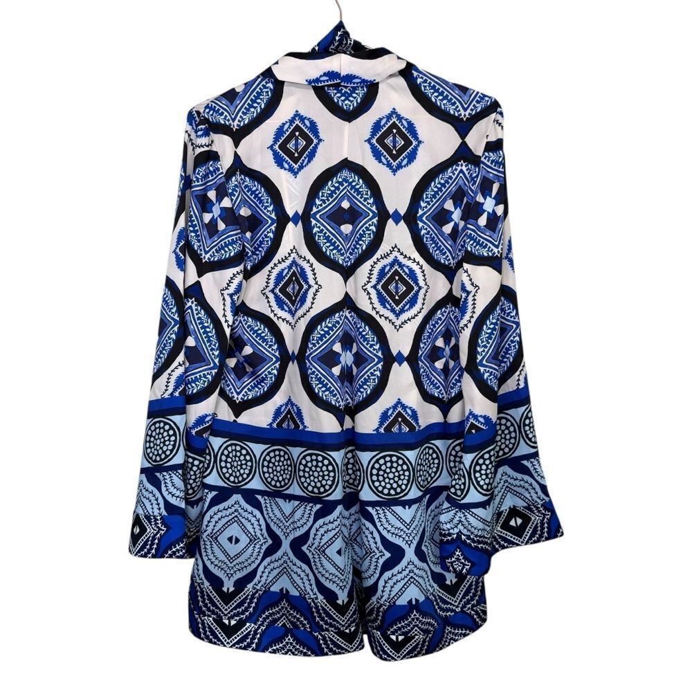 ALEXIS Robbie Belted Romper in Santorini Print Size Medium - Picture 6 of 9